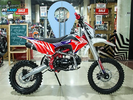 Питбайк BSE (БСЕ) MX 125 17/14 (ZS) Racing Red 3