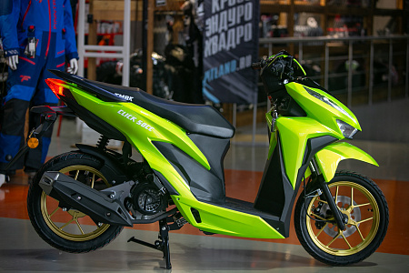 Скутер TMBK Scooter Click (ТМБК Клик) 50cc Green Black зеленый/черный Скутер TMBK Scooter Click (ТМБК Клик) 50cc Green Black зеленый/черный
